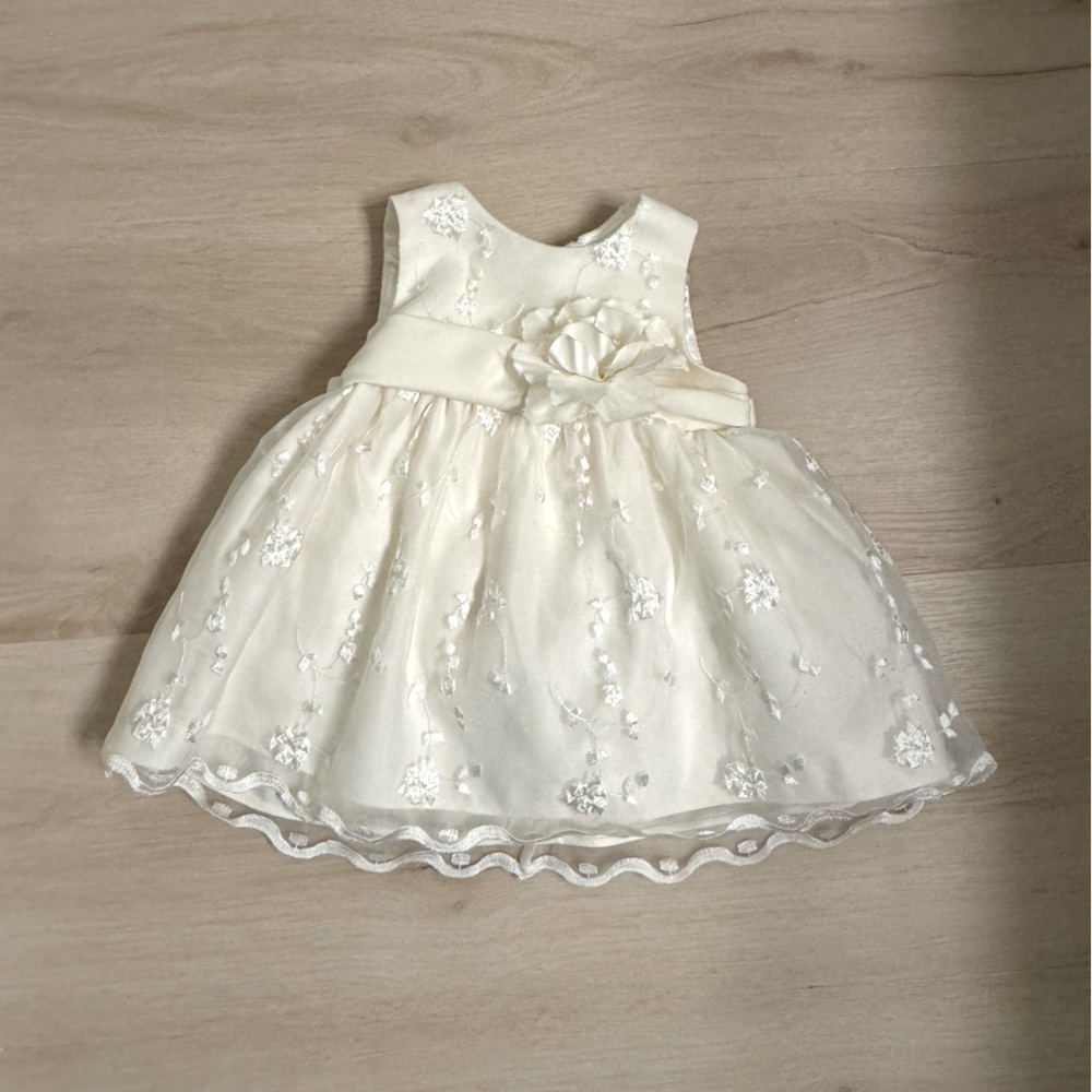 Cinderella 6 months Formal White Dress